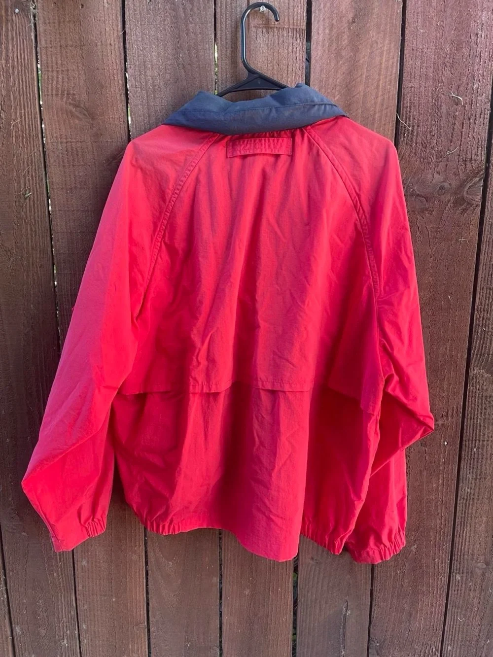 90's Vintage Nautica Jacket Windbreaker Red Sailing Mesh Lined Sz M Hoodie